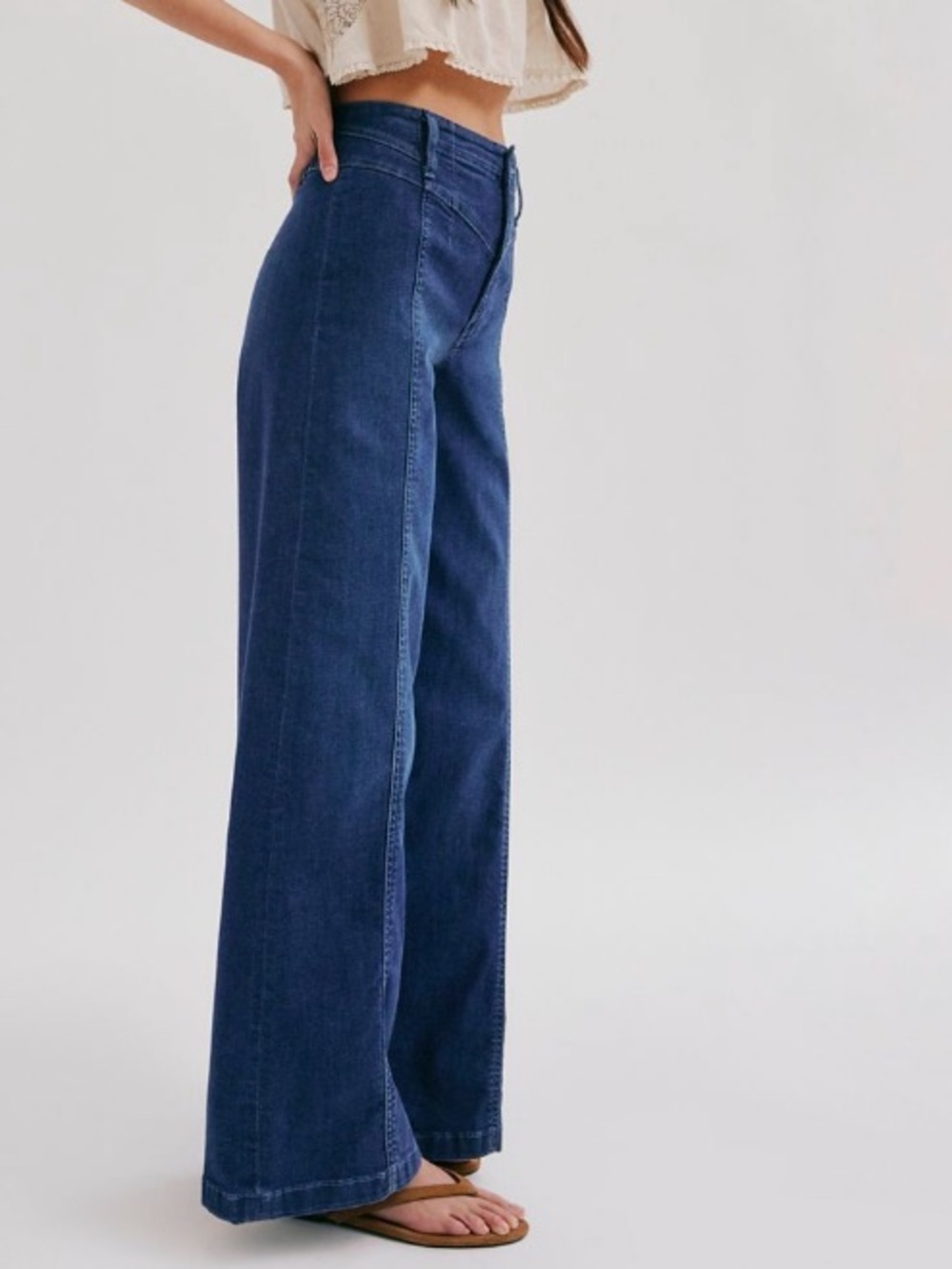 Size 12 70’s high rise flare h&m denim pants
